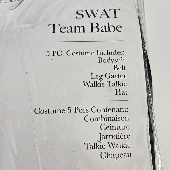 NEW Leg Avenue SWAT Team Babe Sexy Police Officer 5 pc Costume Small - Picture 5 of 7